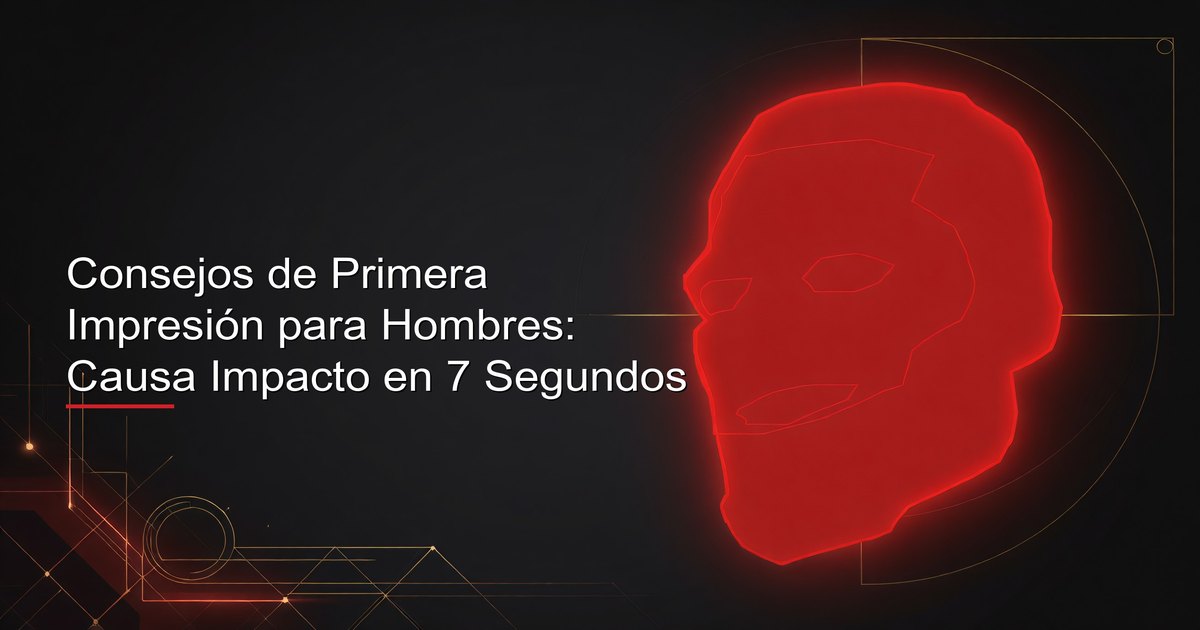 Consejos de primera impresión para hombres: el marco de 7 segundos que cubre cuidado personal, lenguaje corporal, contacto visual, tono de voz e iniciadores de conversación