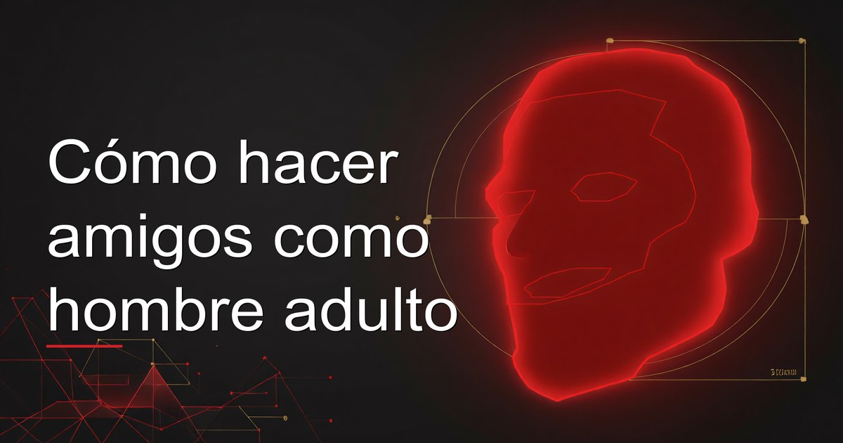 Cómo hacer amigos como hombre adulto