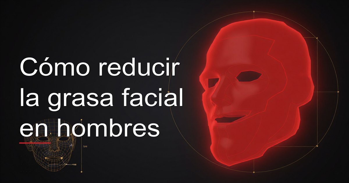 Cómo reducir la grasa facial en hombres
