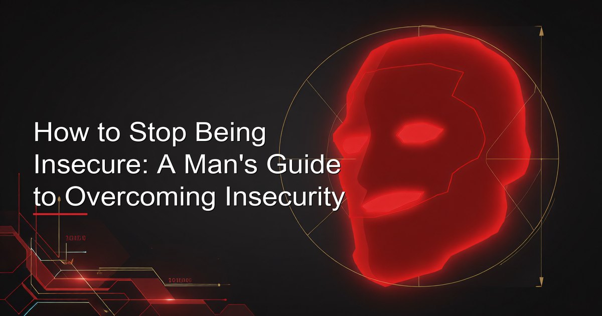 Cómo dejar de ser inseguro: una guía para hombres sobre cómo superar la inseguridad