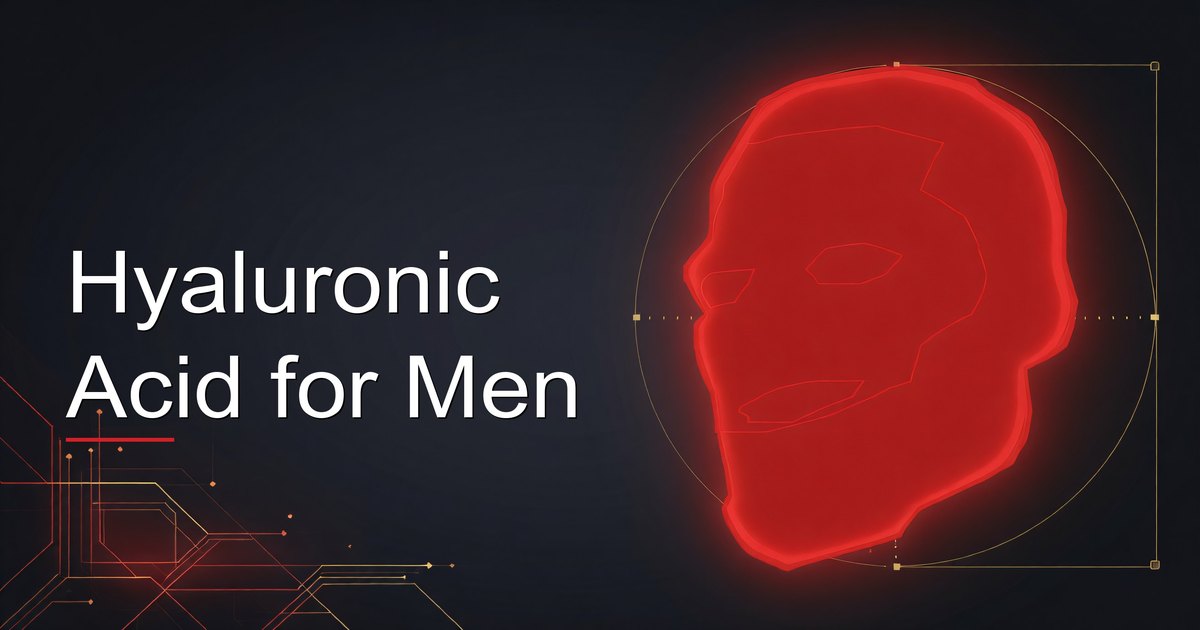 Ácido Hialurónico para Hombres — El Truco de Hidratación Que Hace Que Todos los Demás Productos Funcionen Mejor