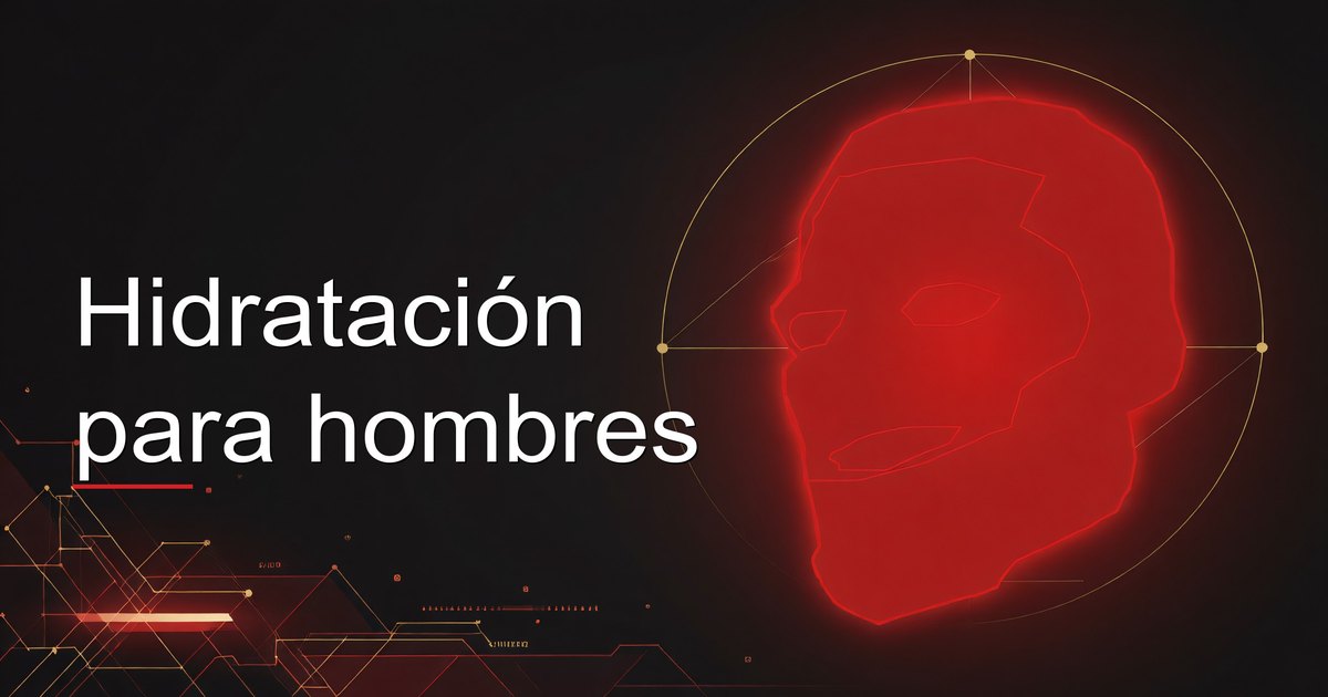 Hidratación para hombres