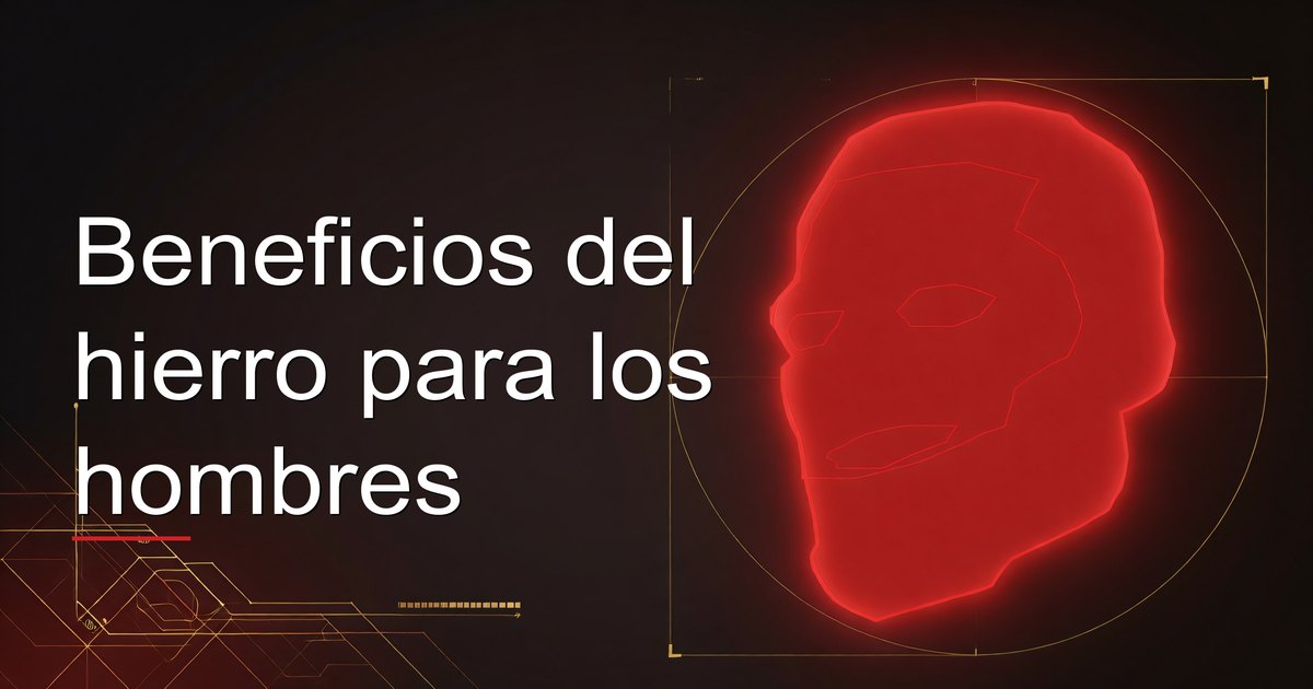 Beneficios del hierro para los hombres