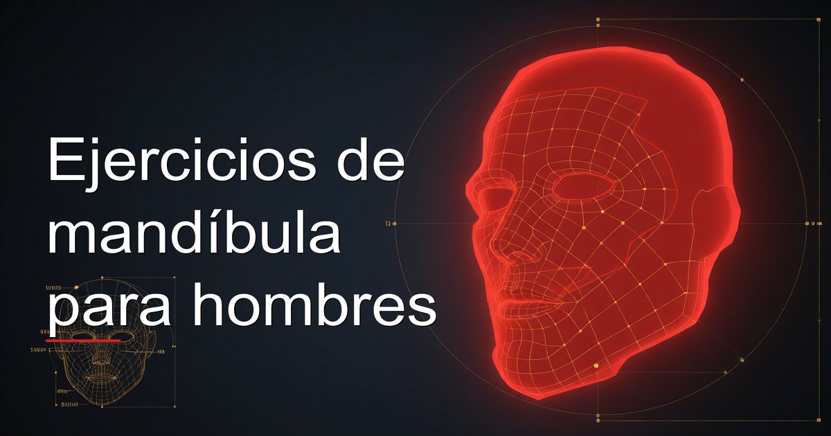 Ejercicios de mandíbula para hombres