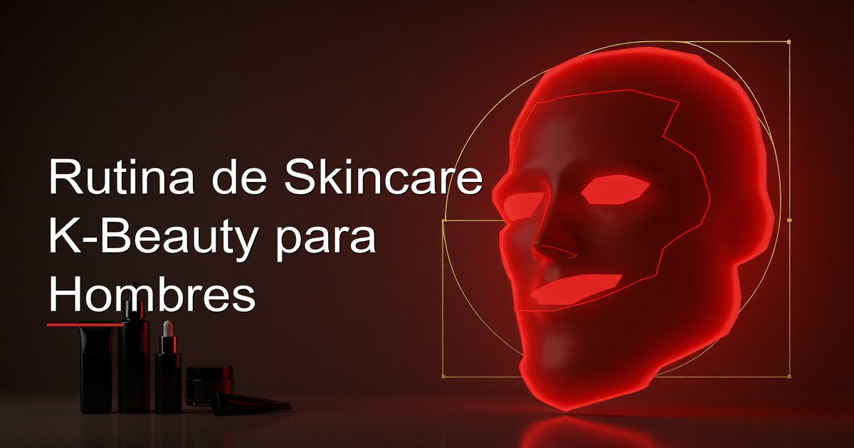 Rutina de Skincare K-Beauty para Hombres