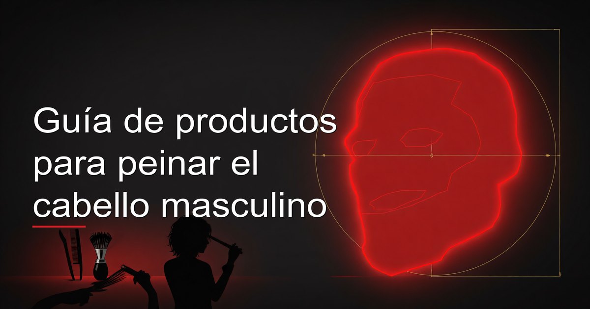 Guía de productos para peinar el cabello masculino