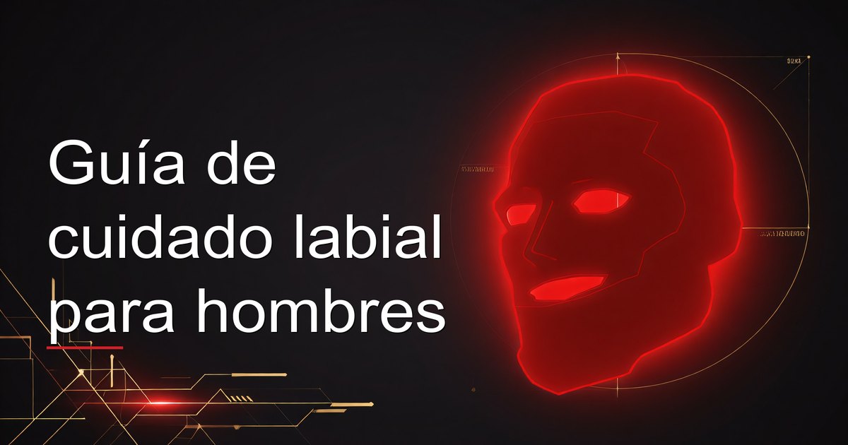Guía de cuidado labial para hombres