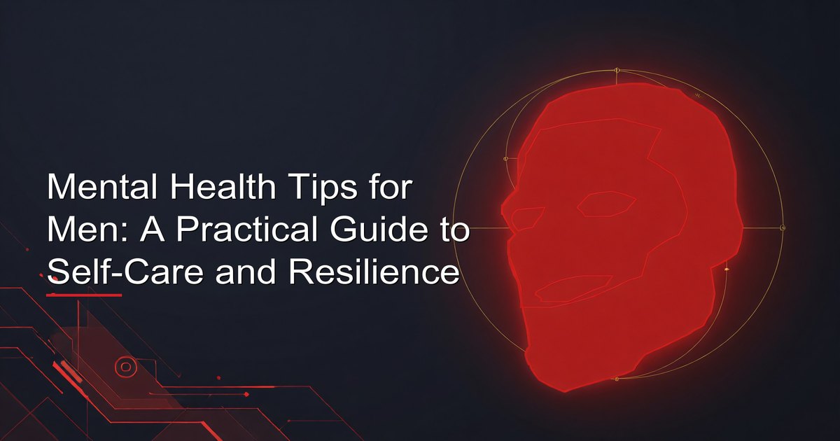 Consejos de salud mental para hombres