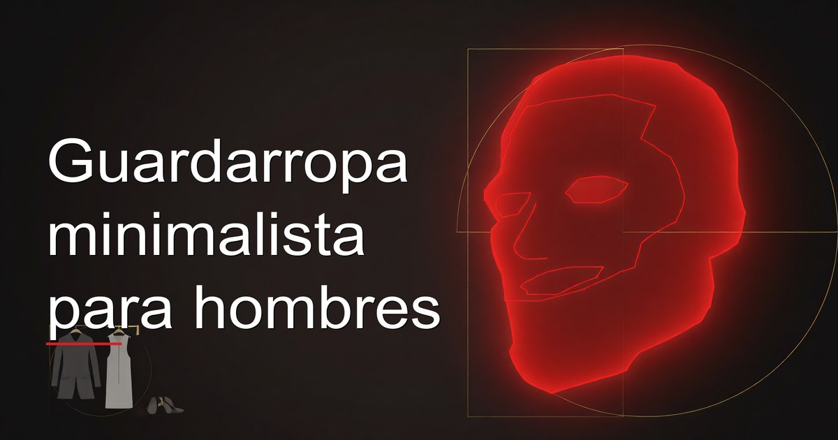 Guardarropa minimalista para hombres