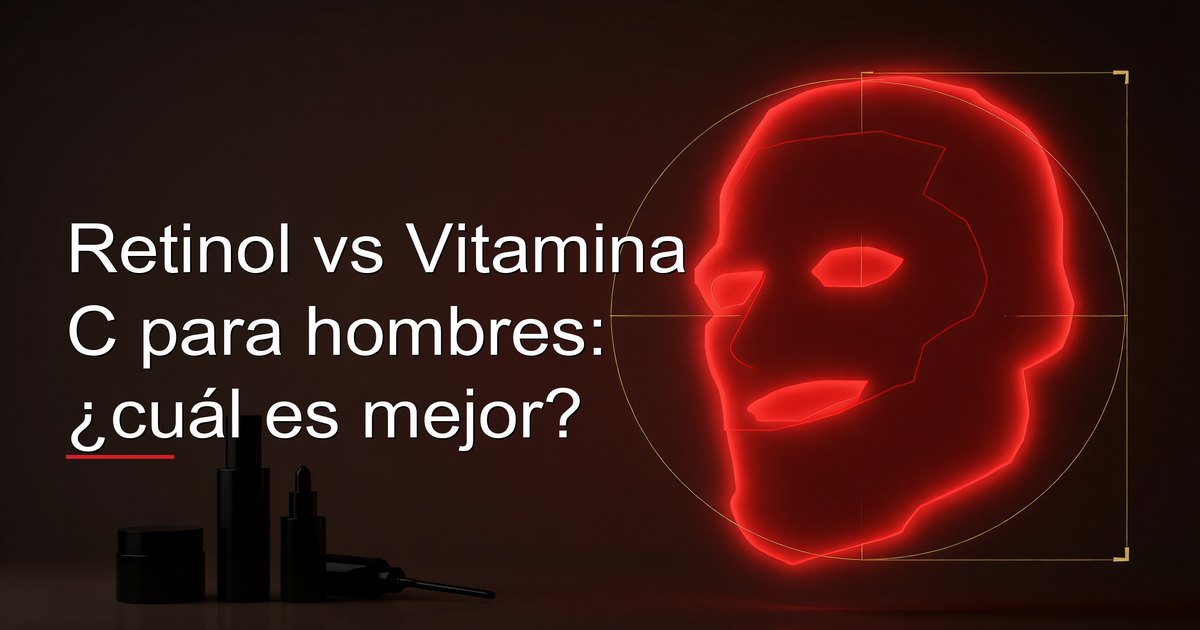 Retinol vs Vitamina C para hombres: ¿cuál es mejor?