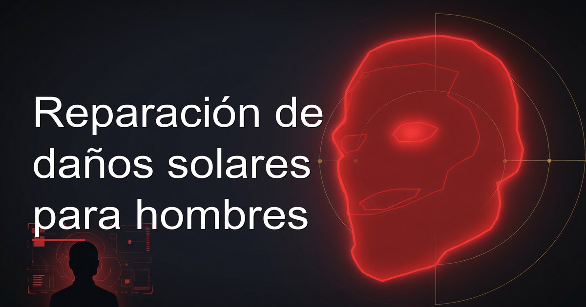 Reparación de daños solares para hombres