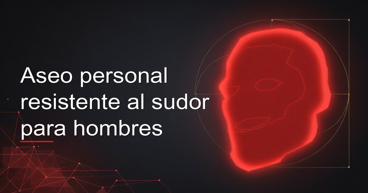 Aseo personal resistente al sudor para hombres