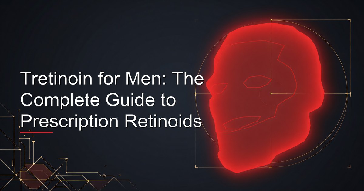 Tretinoína para hombres: la guía completa de los retinoides con receta