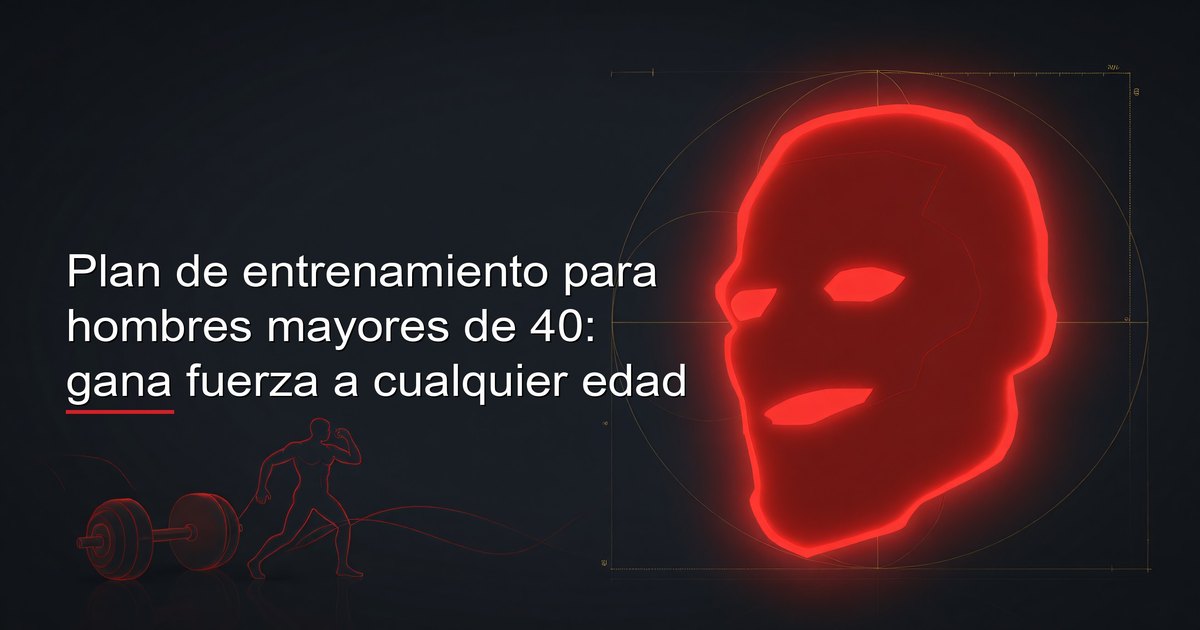 Un hombre mayor de 40 realizando un levantamiento compuesto con buena técnica en un gimnasio