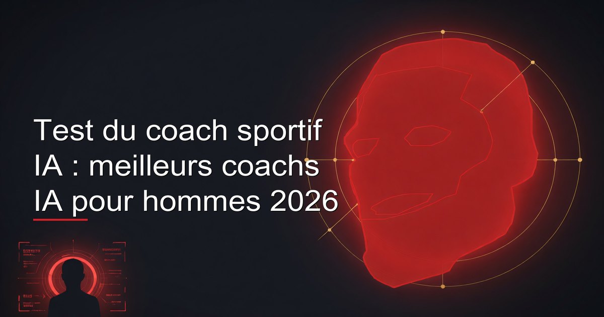 Test du coach sportif IA pour hommes : comparatif des meilleures plateformes de coaching IA pour la personnalisation des entraînements, la programmation adaptative et les résultats réels