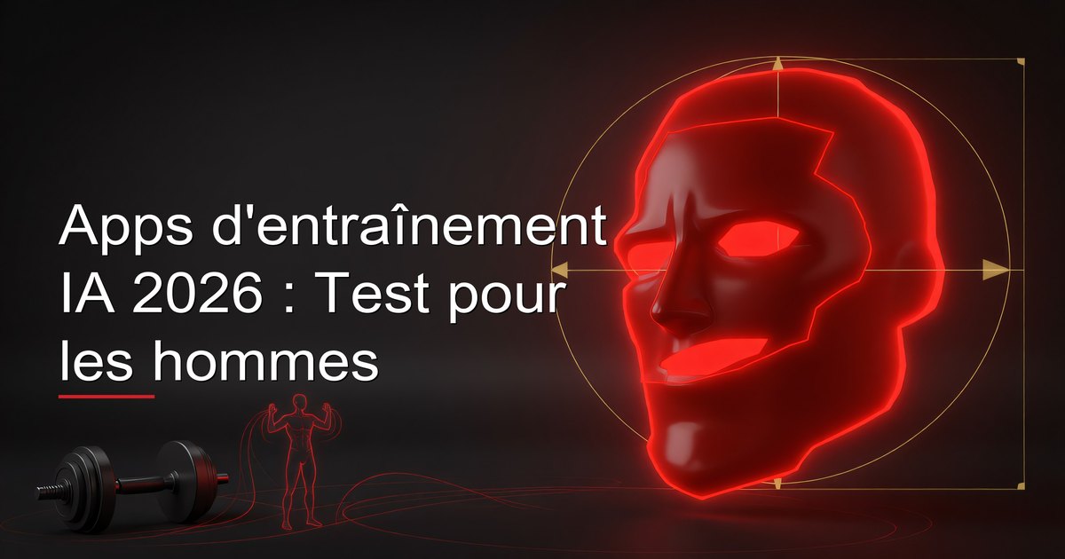 Interface d'une app d'entraînement IA sur smartphone avec plan d'exercices