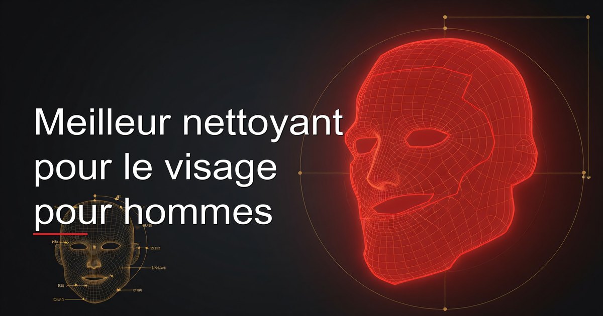 Meilleur nettoyant pour le visage pour hommes