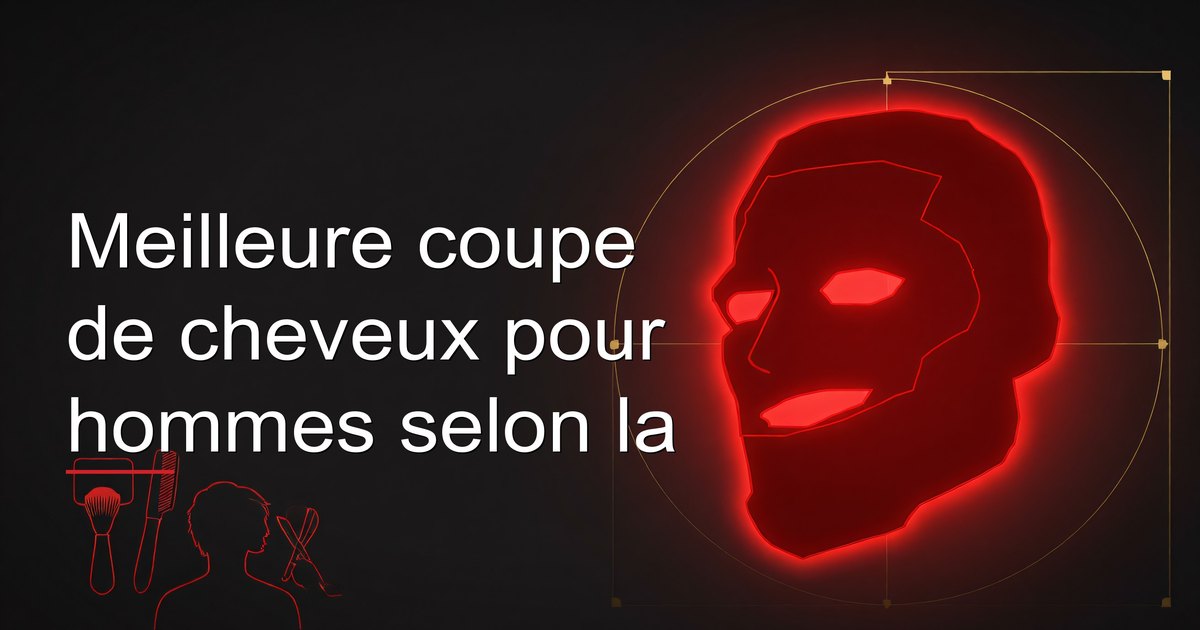 Meilleure coupe de cheveux pour hommes selon la forme du visage
