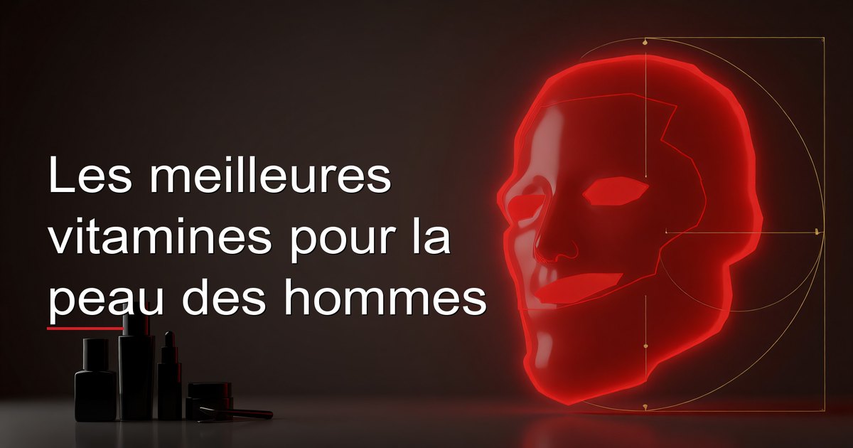 Les meilleures vitamines pour la peau des hommes