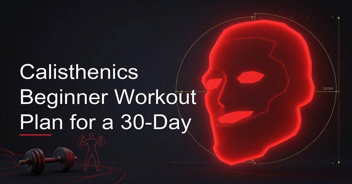 Calisthenics Beginner Workout Plan for a 30-Day