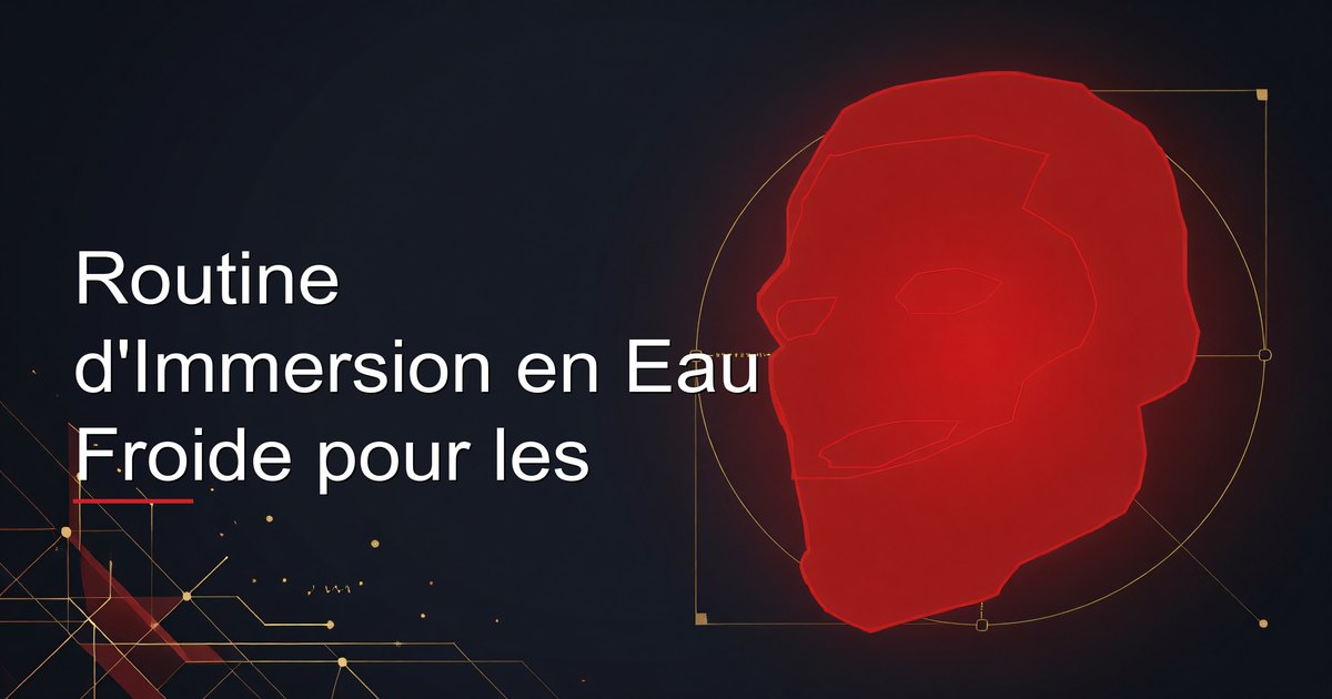 Routine d'Immersion en Eau Froide pour les hommes