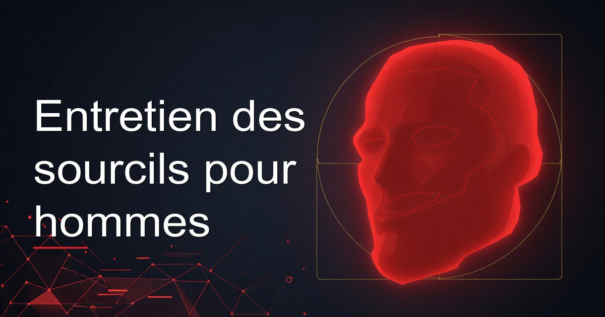 Entretien des sourcils pour hommes