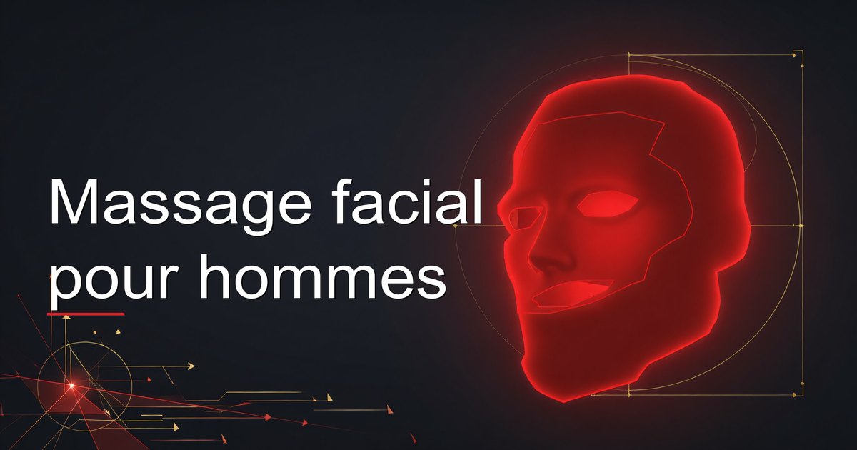 Massage facial pour hommes
