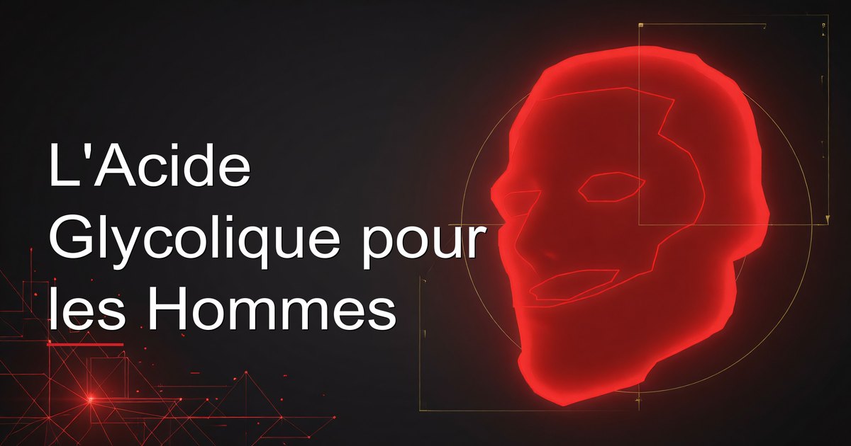 L'Acide Glycolique pour les Hommes