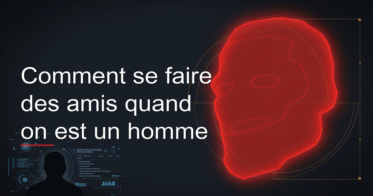 Comment se faire des amis quand on est un homme