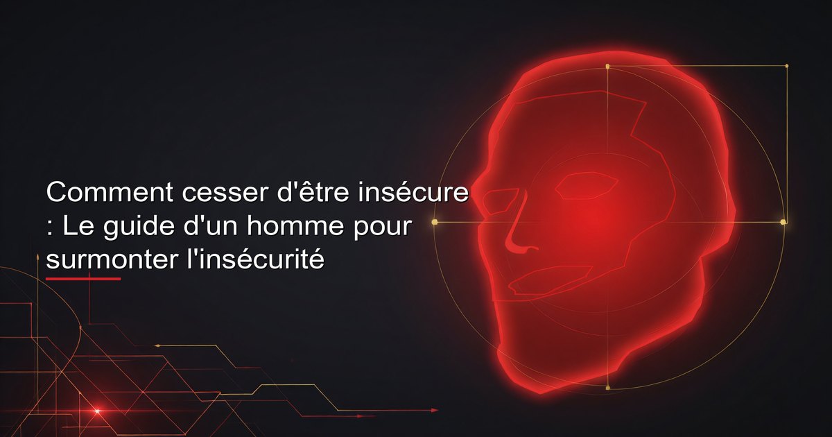 Homme qui surmonte son insécurité et développe sa confiance en soi grâce à des habitudes d'amélioration de soi