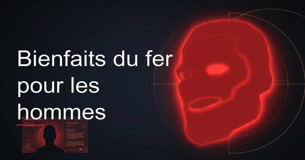 Bienfaits du fer pour les hommes