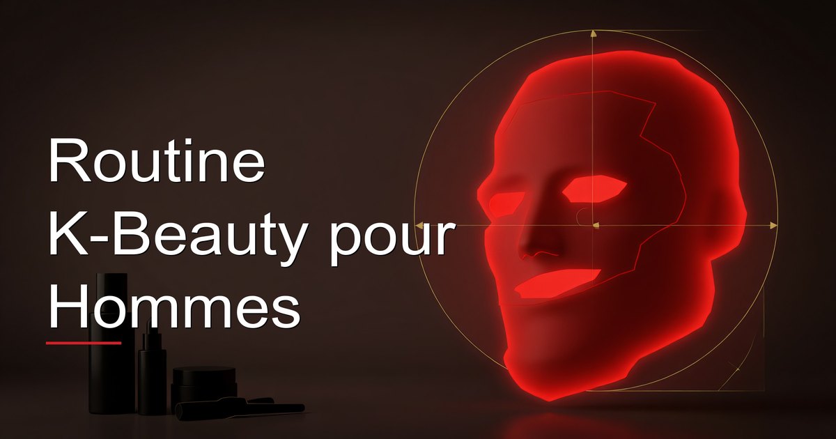 Routine K-Beauty pour Hommes