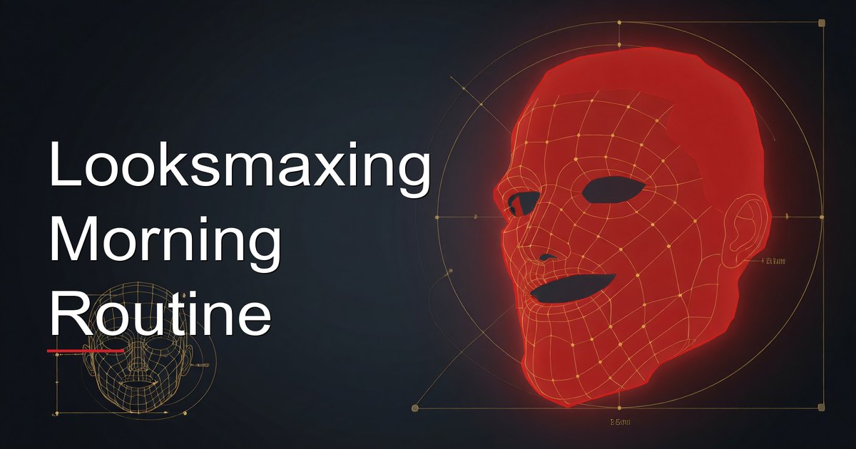 Looksmaxing Morning Routine