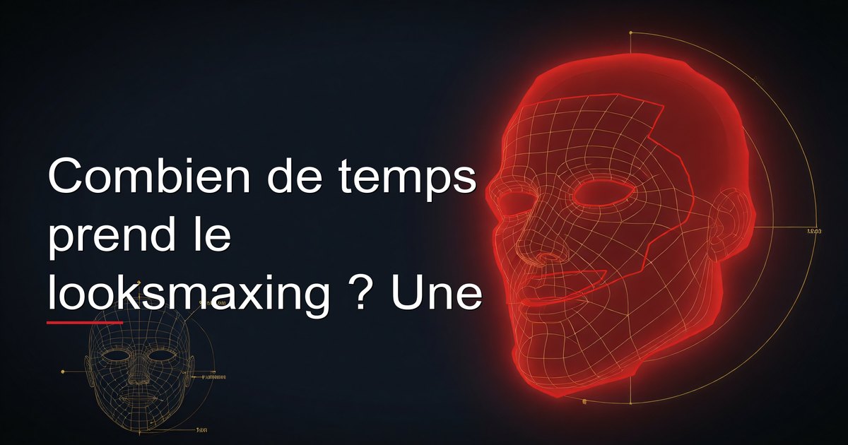 Combien de temps prend le looksmaxing ? Une chronologie des résultats