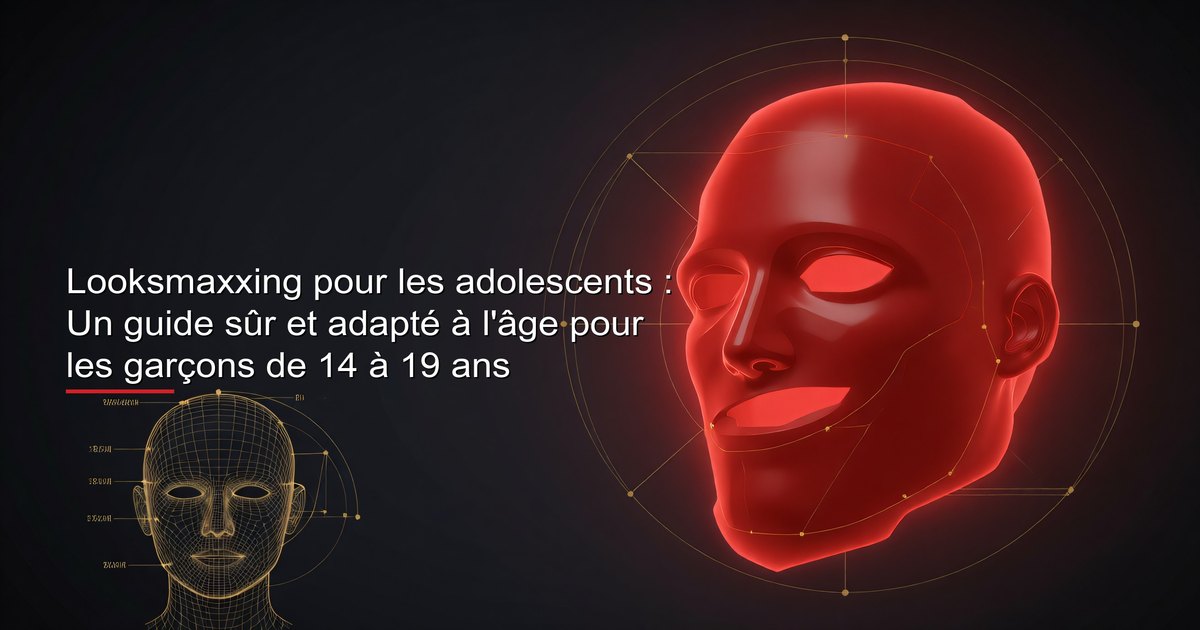 Guide de looksmaxxing sans risque pour les adolescents de 14 à 19 ans