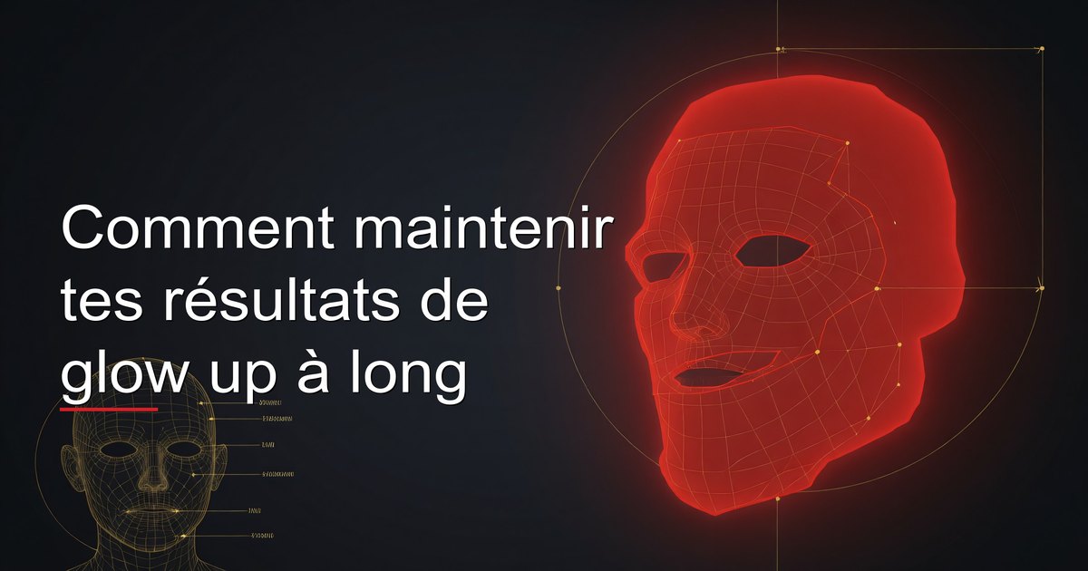 Comment maintenir tes résultats de glow up à long