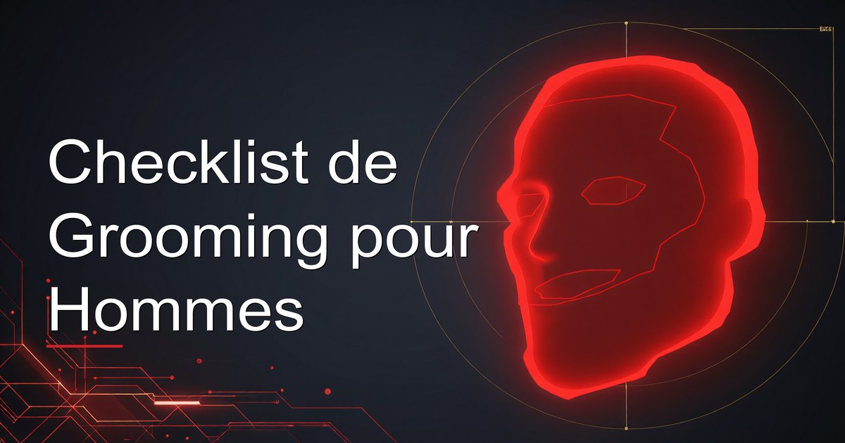 Checklist de Grooming pour Hommes