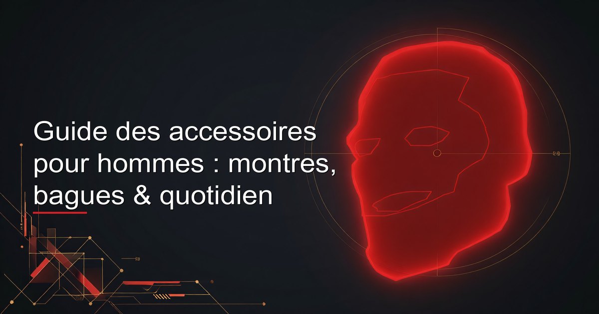 Guide des accessoires pour homme : montres, bagues et everyday carry