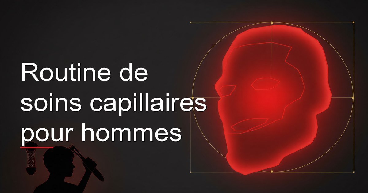 Routine de soins capillaires pour hommes