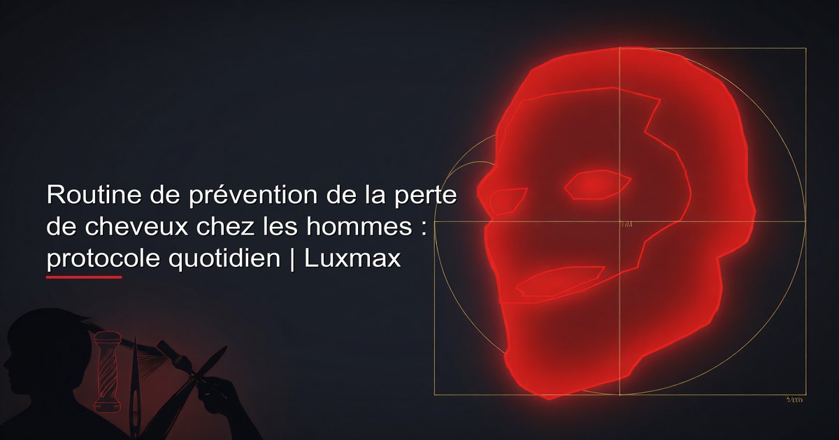Homme appliquant un traitement de prévention de la perte de cheveux dans le cadre de sa routine quotidienne