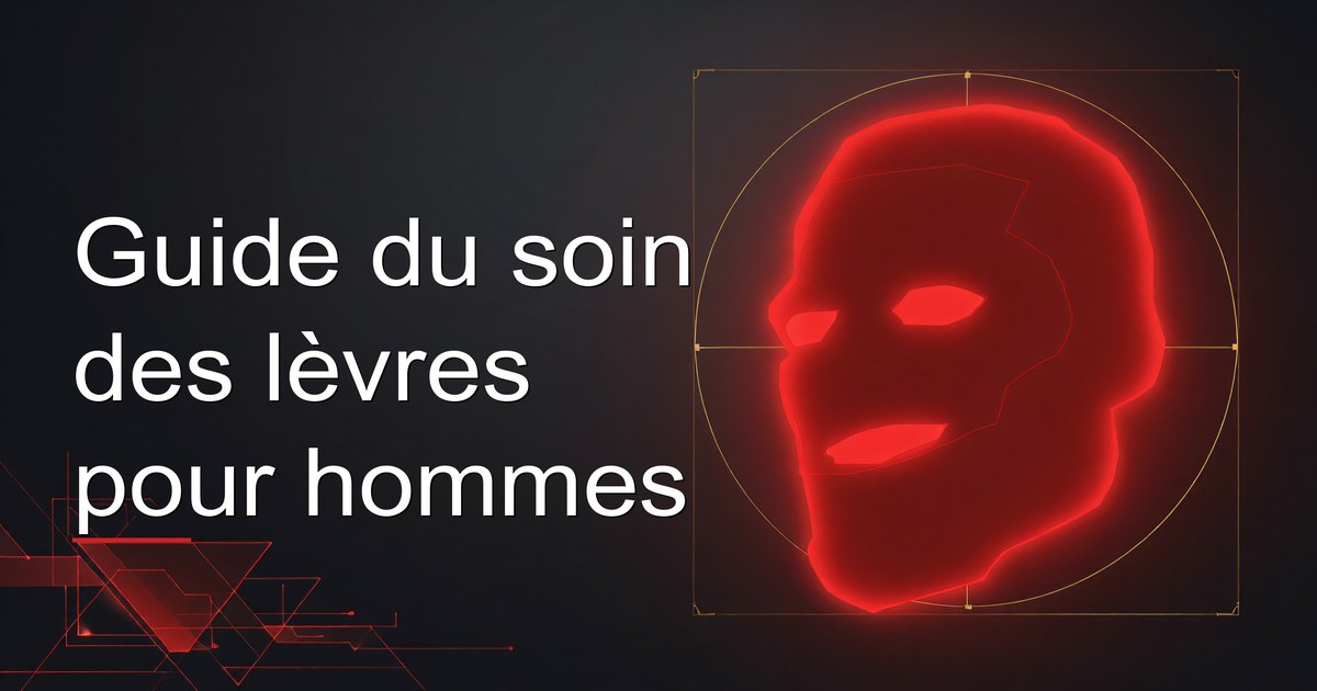 Guide du soin des lèvres pour hommes