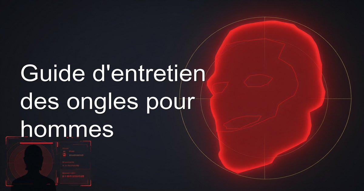 Guide d'entretien des ongles pour hommes