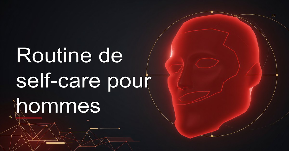 Routine de self-care pour hommes