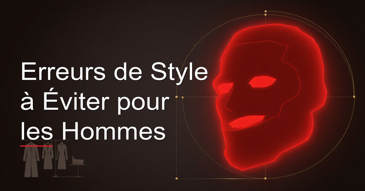 Erreurs de Style à Éviter pour les Hommes