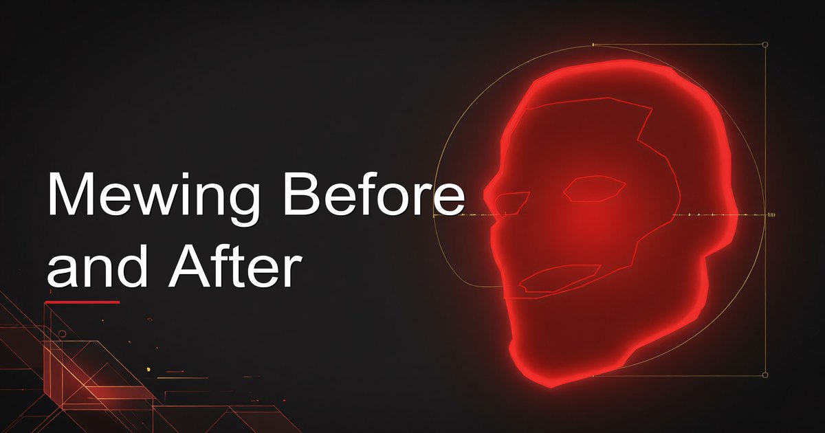 Mewing Before and After
