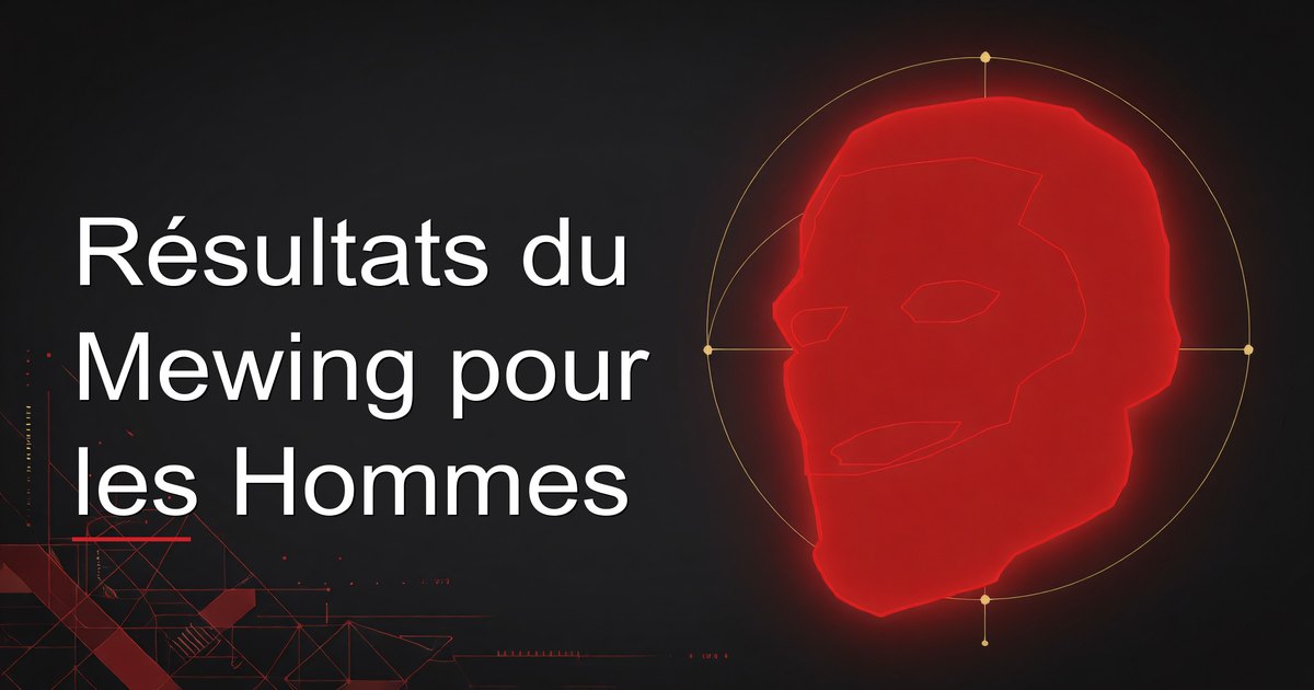 Résultats du Mewing pour les Hommes