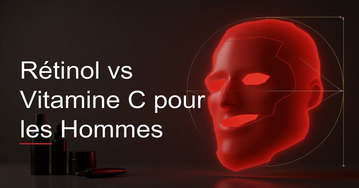Rétinol vs Vitamine C pour les Hommes