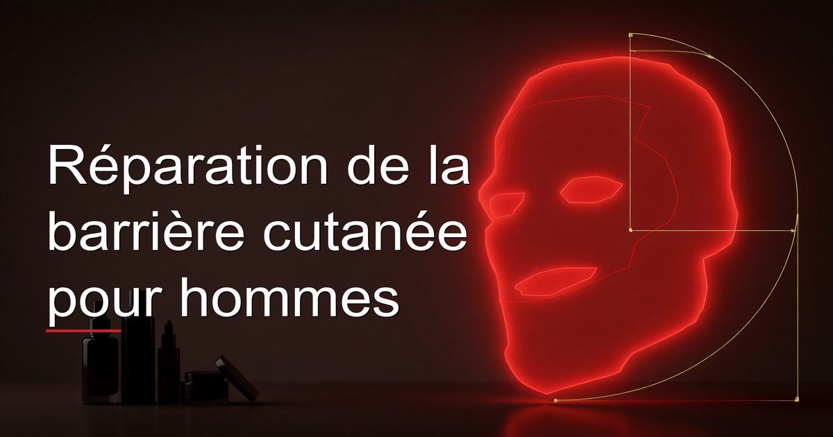 Réparation de la barrière cutanée pour hommes