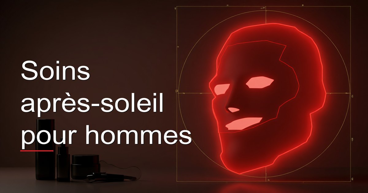 Soins après-soleil pour hommes