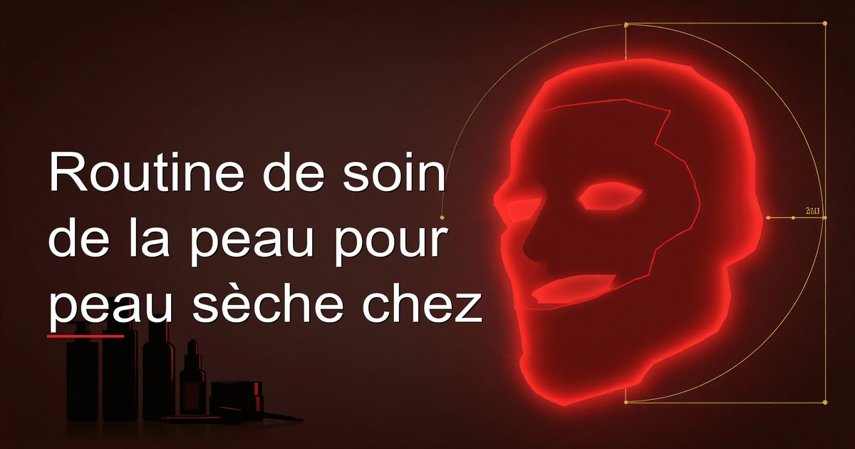 Routine de soin de la peau pour peau sèche chez